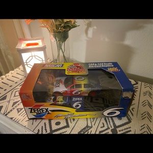 Nascar collectable big and little car in the box